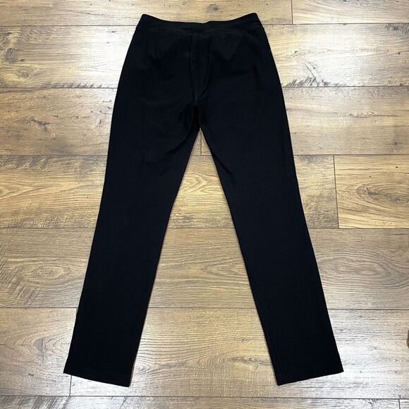 Eileen Fisher Pants Womens XXS Washable Crepe Ankle Stretch Pull On Black - Picture 6 of 14